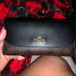 Coach full size wallet